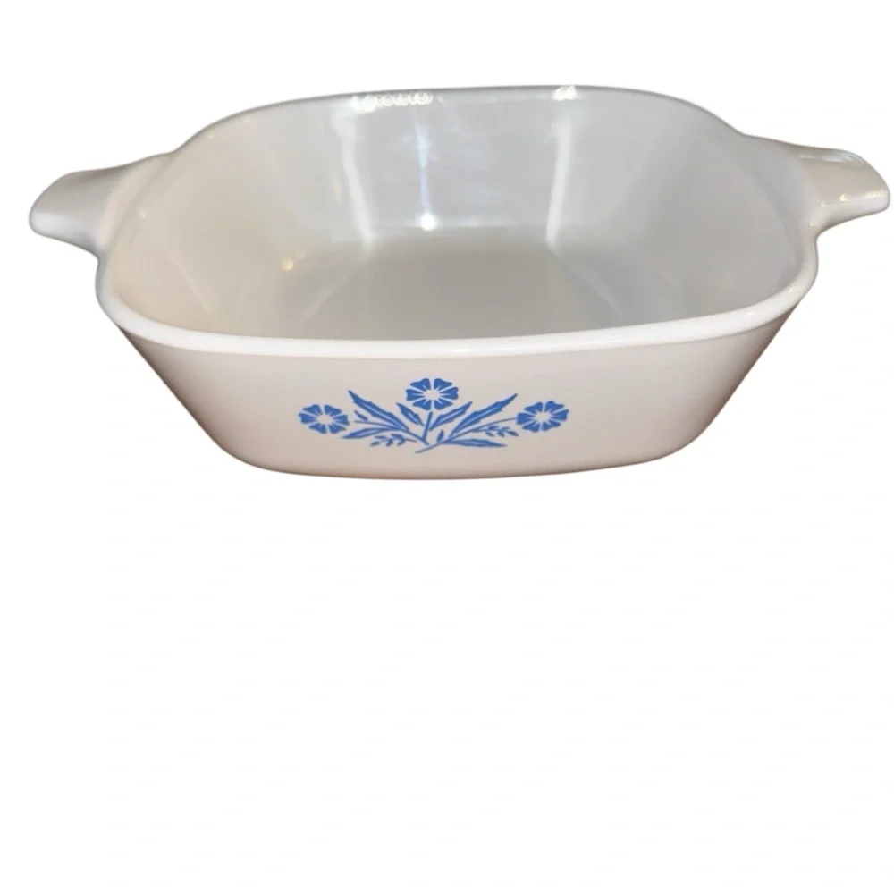 Corning Ware Blue Cornflower P-41-B 1 3/4 Cup Petite Casserole Dish Vtg USA Made